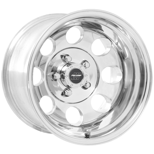 Vintage Polished 16x8 5x4.5 4BS Offset -12mm Cap P/N 7327041