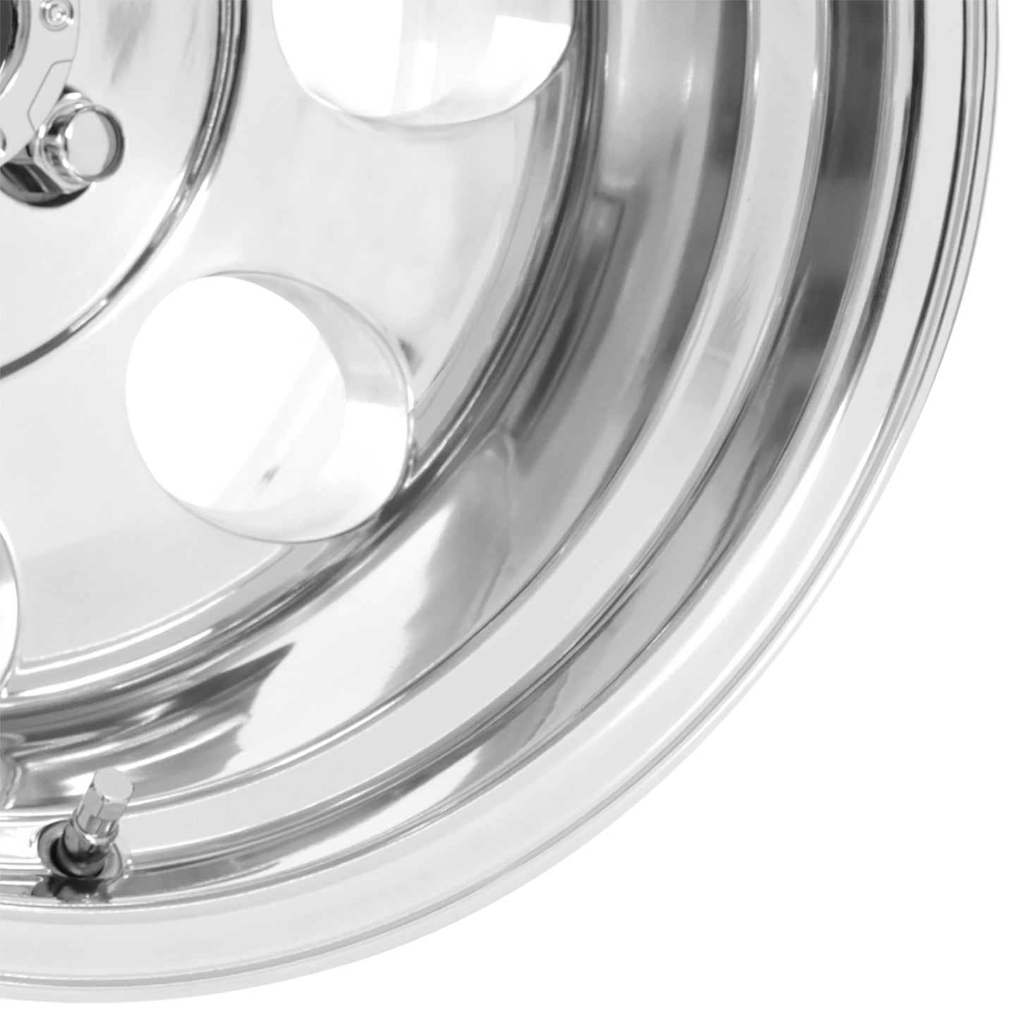 Vintage Polished 17x9 5x5 4.75BS Offset -6mm Cap P/N 7327041