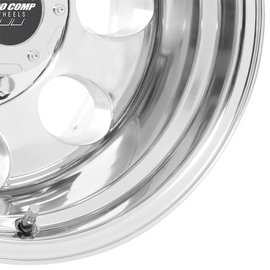 Vintage Polished 18x9 8x6.5 4.75BS Offset -6mm Cap P/N 7515041