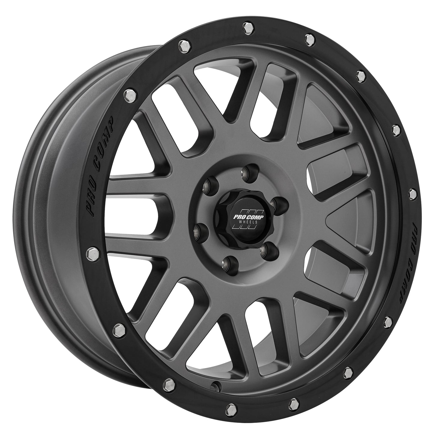 Vertigo Matte Graphite 20x9 6x135 5.25BS Offset 6mm Cap P/N 5040556000