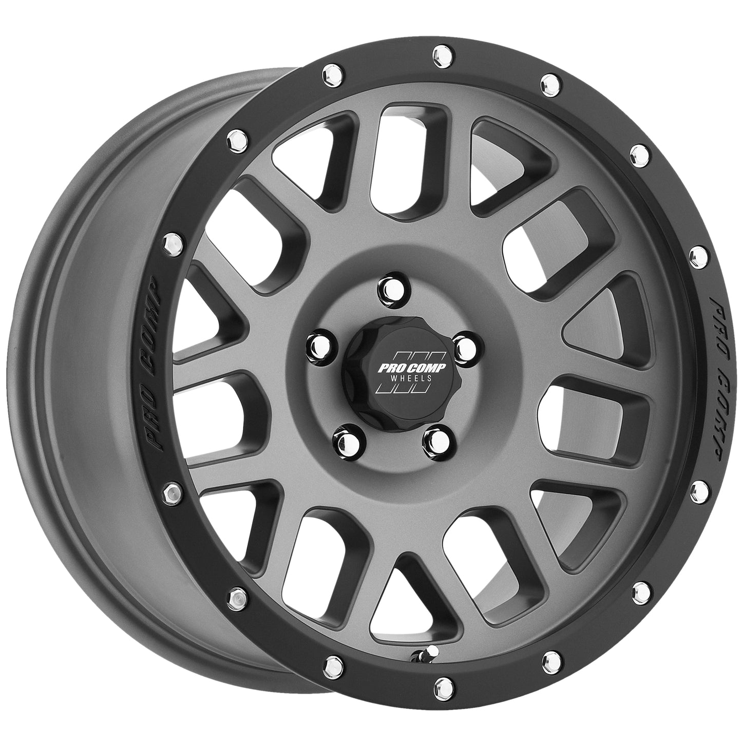 Vertigo Matte Graphite 17x9 5x5 4.75BS Offset -6mm Cap P/N 5040556000