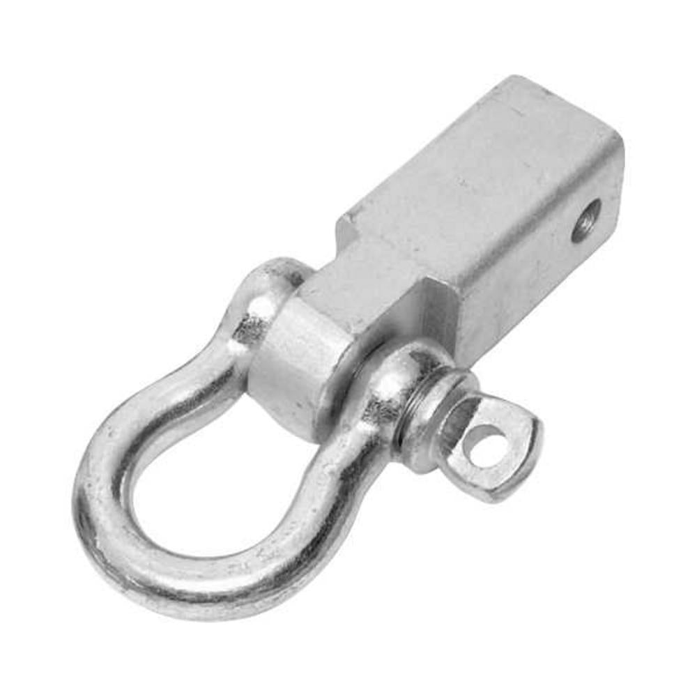 Receiver Hitch D-Ring - 3/4" 4.75 Ton Rating - Fits 2" Receiver - Zinc