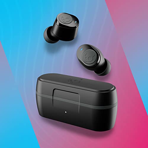 Skullcandy Jib True 2 In-Ear Wireless Earbuds, 32 Hr Battery, Microphone, Works with iPhone Android and Bluetooth Devices - Black