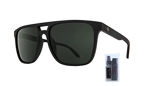 SPY Czar Square Sunglasses for MEN + BUNDLE with Designer iWear Eyewear Kit