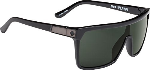 SPY Flynn Black Matte Black - HD Plus Gray Green