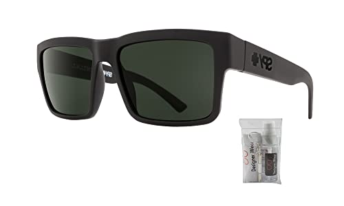 SPY Montana Square for Men + BUNDLE with Designer iWear Eyewear Kit Sunglasses for Men