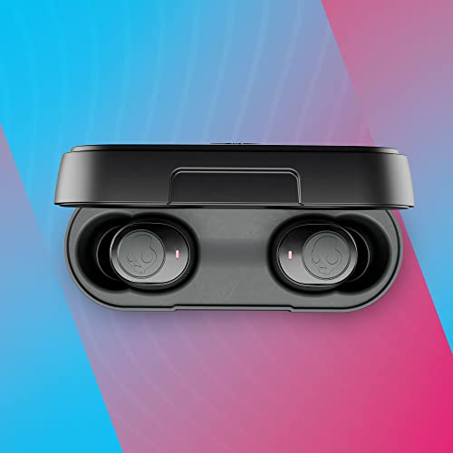 Skullcandy Jib True 2 In-Ear Wireless Earbuds, 32 Hr Battery, Microphone, Works with iPhone Android and Bluetooth Devices - Black