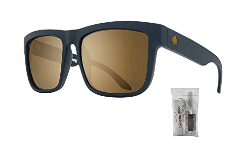 SPY Discord Rectangular Sunglasses for Men + BUNDLE with Designer iWear Eyewear Kit