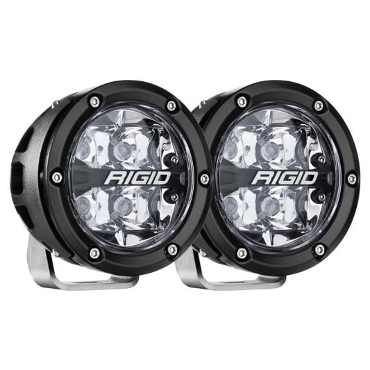 360-SERIES 4" OFF-ROAD LAMP  SPOT BEAM  RGBW BACKLIGHT  SET/2