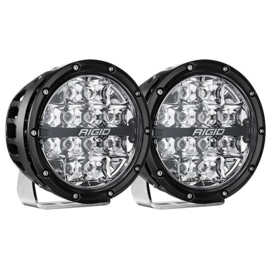 360-SERIES 6" OFF-ROAD LAMP  SPOT BEAM  RGBW BACKLIGHT  SET/2