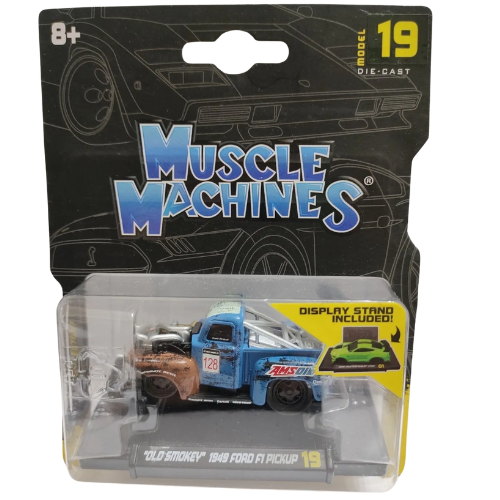 Maisto Muscle Machines 1/64 Old Smokey 1949 Ford F1 Pickup #19 Series 4