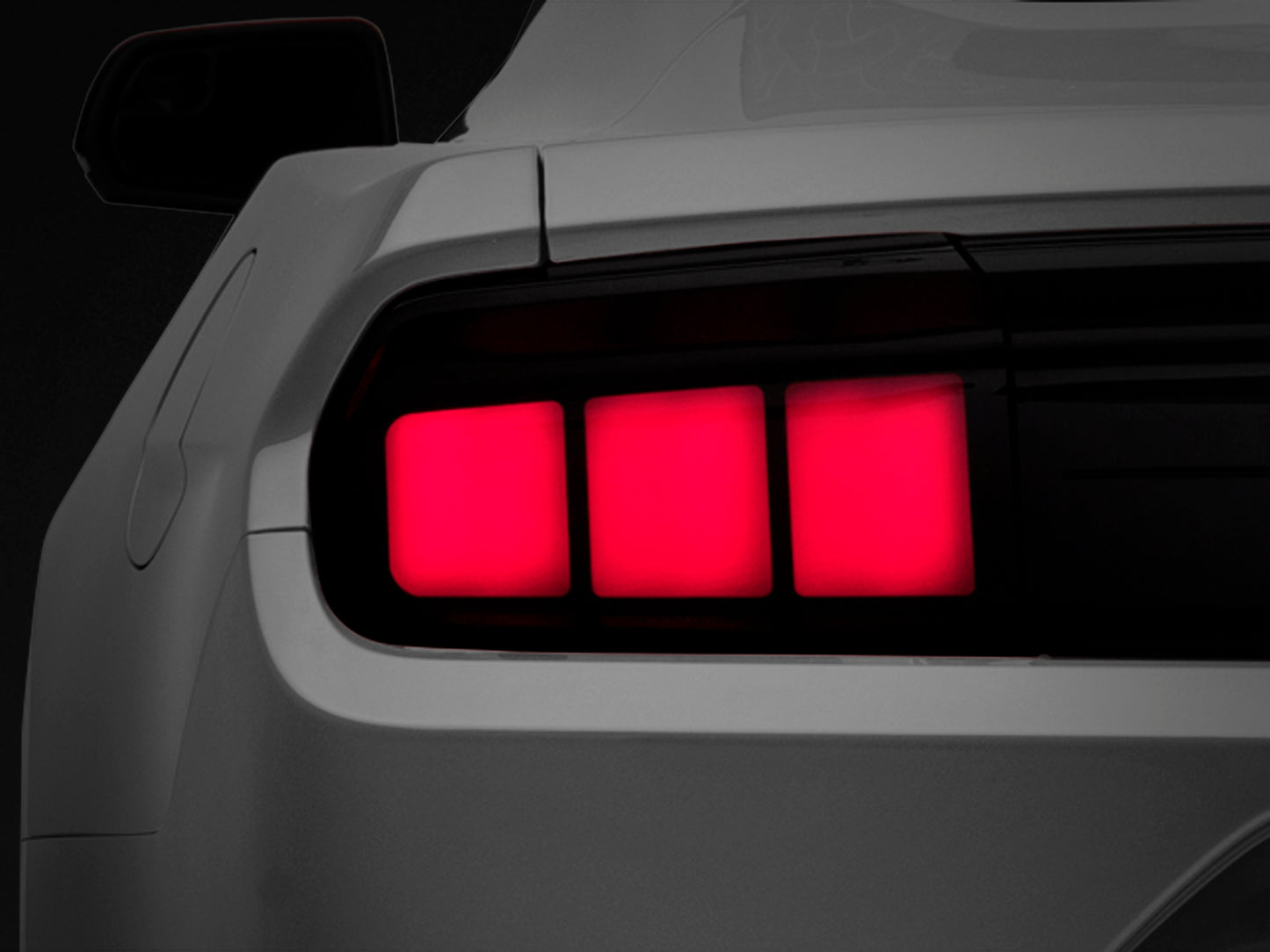 Raxiom Profile LED Tail Lights; Gloss Black Housing; Smoked Lens