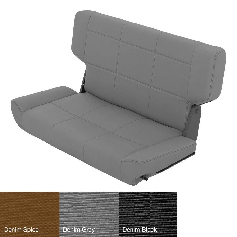 Seat - Rear - Fold & Tumble - Denim Gray