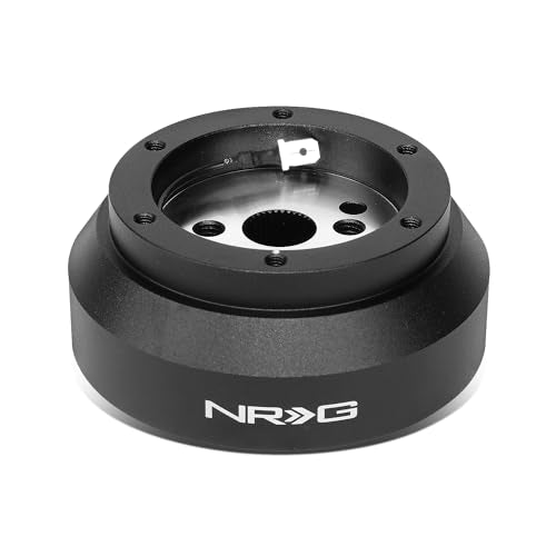 NRG Innovations NRG-SRK-170H Racing Style Steering Wheel Quick Release Short Hub Adapter, 6 X 70mm Bolt Pattern, Black Body