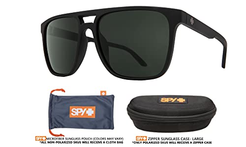 SPY Czar Square Sunglasses for MEN + BUNDLE with Designer iWear Eyewear Kit