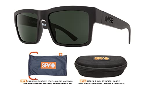 SPY Montana Square for Men + BUNDLE with Designer iWear Eyewear Kit Sunglasses for Men