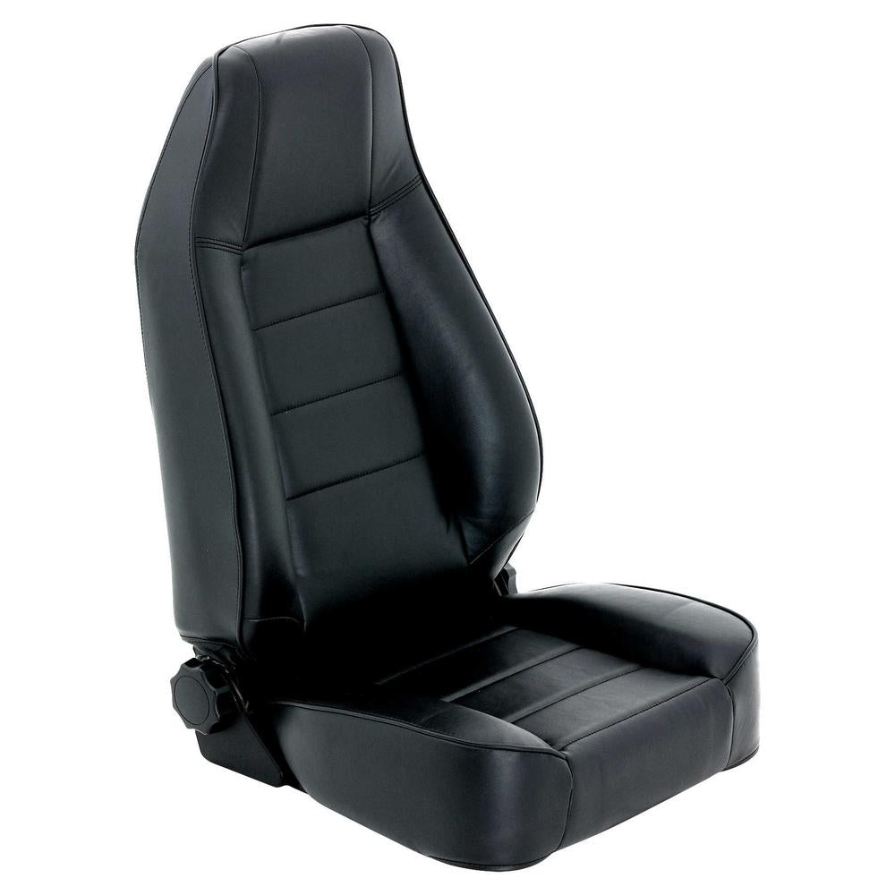 Seat - Front - Factory Style Replacement W/ Recliner - Vinyl Black