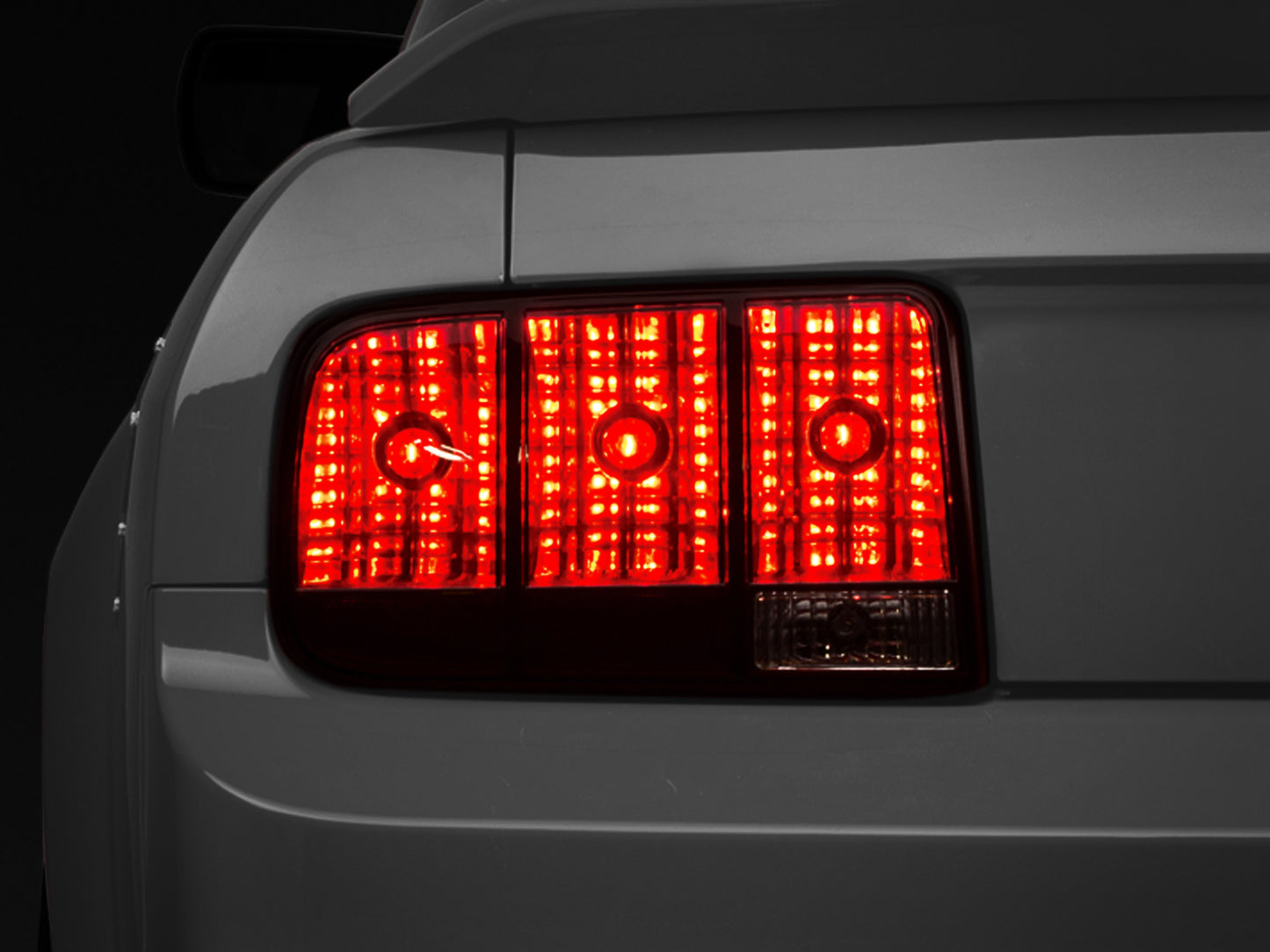 Raxiom Tail Lights; Black Housing; Smoked Lens