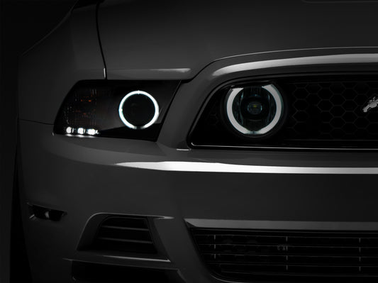 Raxiom CCFL Halo Fog Lights; Smoked