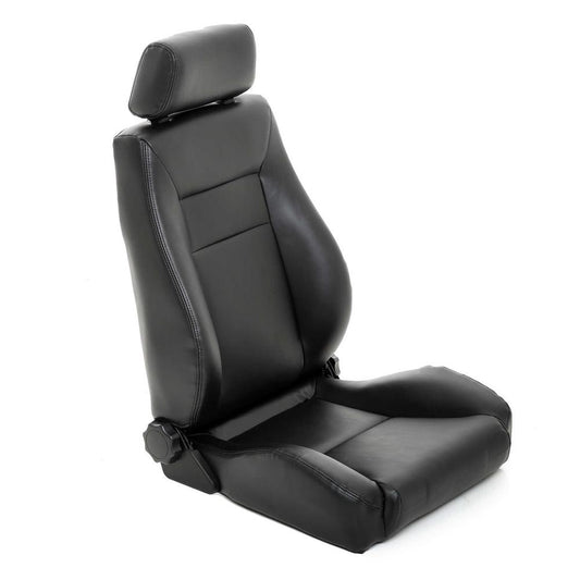 Seat - Front - Contour Sport Bucket W/ Recliner - Vinyl Black