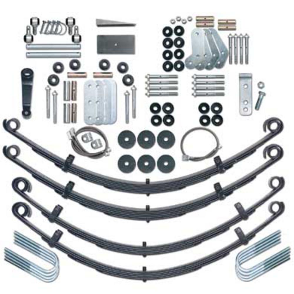 4.5 Inch Extreme-Duty Leaf Spring Lift Kit - No Shocks