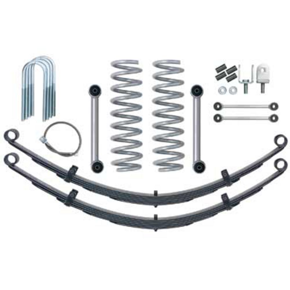 3.5 Inch Super-Ride Short Arm Lift Kit With Rear Leaf Springs - No Shocks