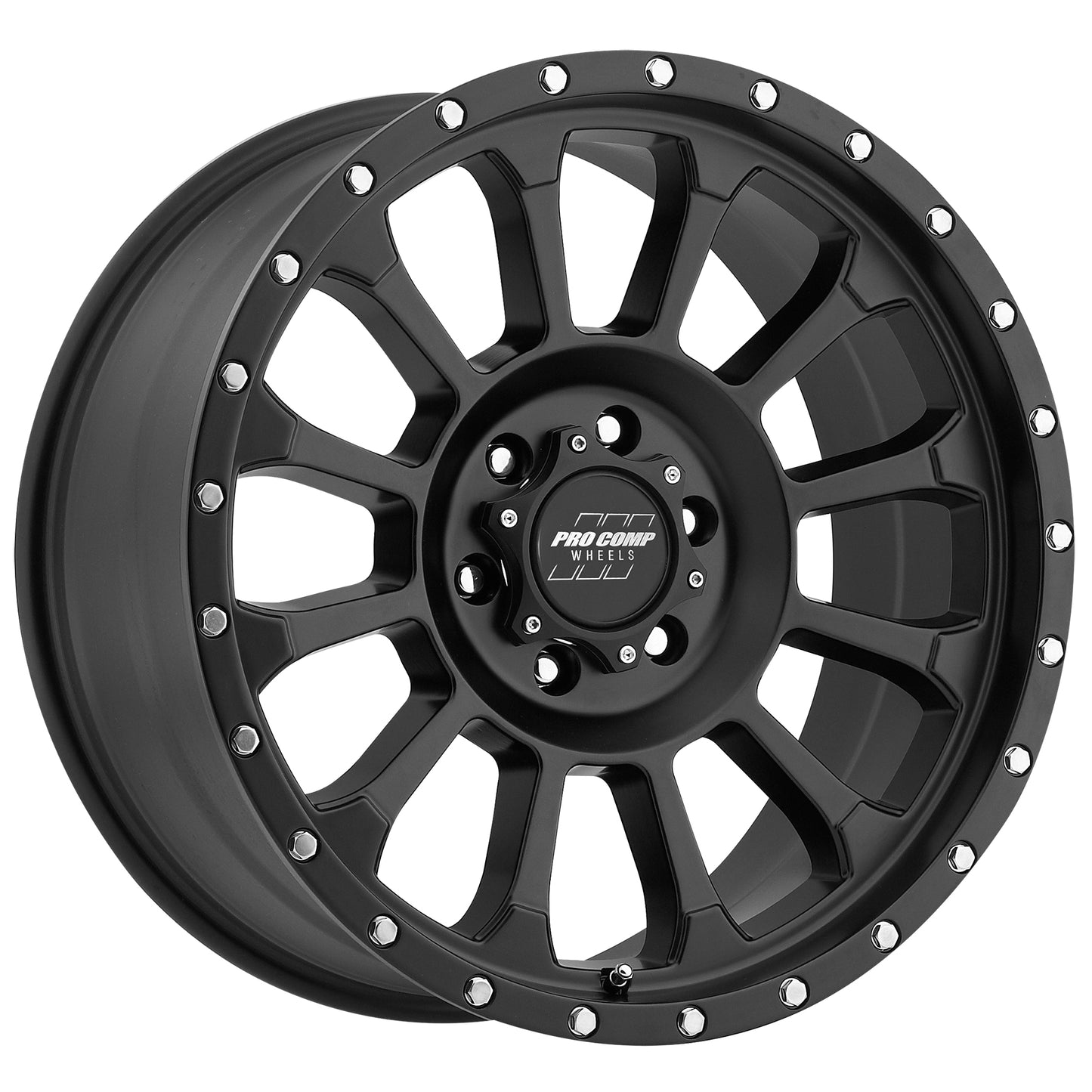 Rockwell Satin Black 20X9 6x135 4.5BS Offset -12mm Cap P/N 503434200