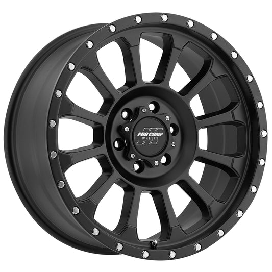 Rockwell Satin Black 20X9 6x135 4.5BS Offset -12mm Cap P/N 503434200