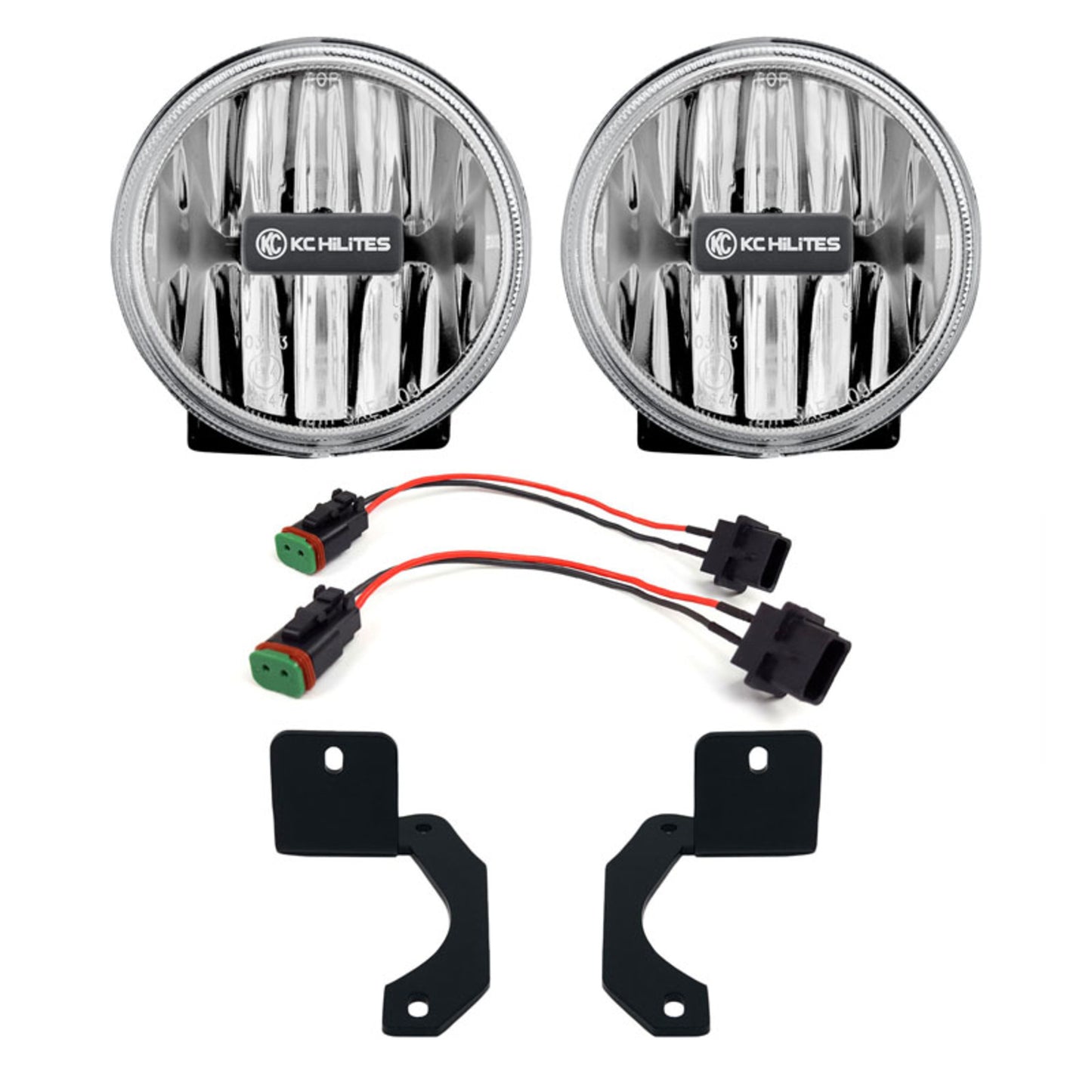 4 Inch Gravity? LED G4 - 2-Light System - SAE/ECE - 10W Fog Beam - For 18-23 Jeep JL / JT Steel Bumper