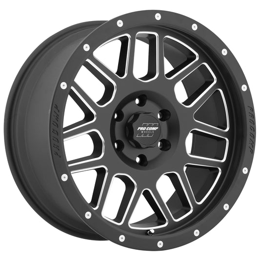 Vertigo Satin Black Milled 20x9 6x135 4.5BS Offset -12mm Cap P/N 5040556000