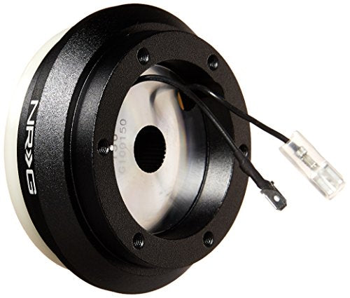 NRG Innovations NRG-SRK-130H Racing Style, Steering Wheel Quick Release Short Hub Adapter, 6 X 70mm Bolt Pattern, Black Body