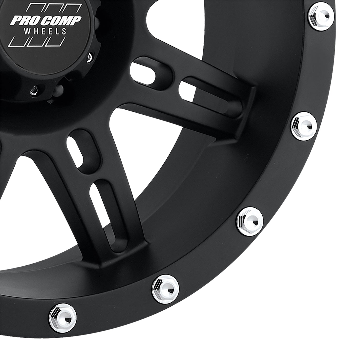 Stryker Matte Black 20x9 6x135 5BS Offset 0mm Cap P/N 703165500