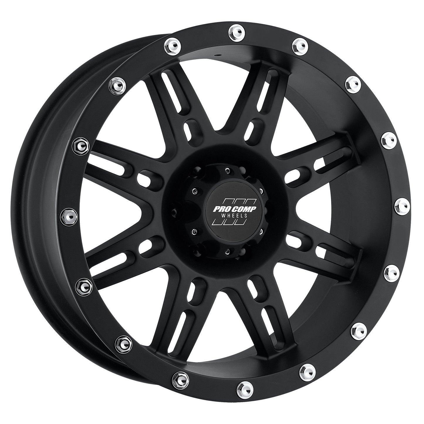 Stryker Matte Black 16x8 6x5.5 4.5BS Offset 0mm Cap P/N 703165500