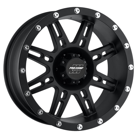 Stryker Matte Black 16x8 6x5.5 4.5BS Offset 0mm Cap P/N 703165500