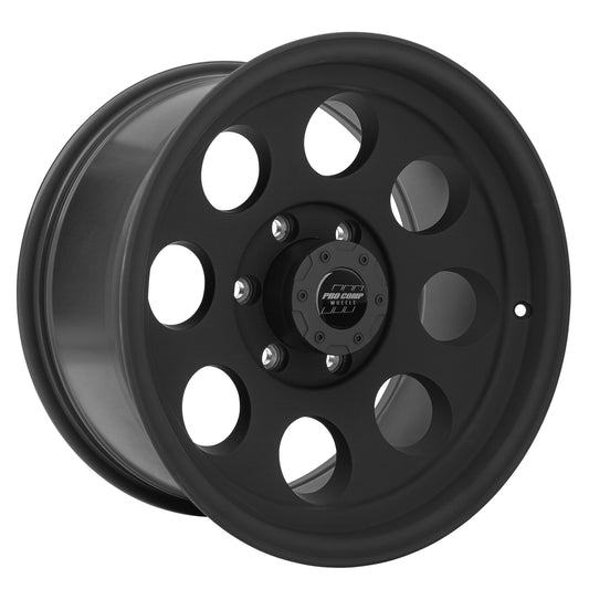 Series 69 Matte Black 17x9 6x5.5 4.75BS Offset -6mm Cap P/N 8425041