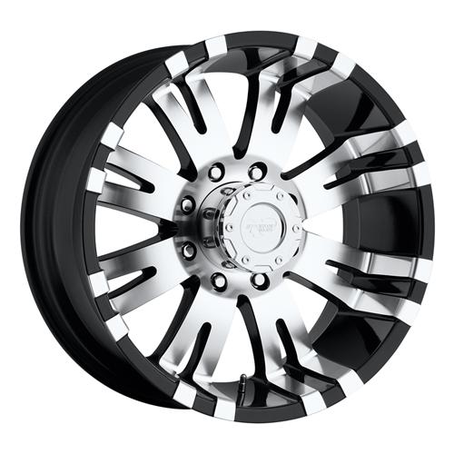 20X9.5 8X180 5BS Offset 0Mm Gloss Black Milled