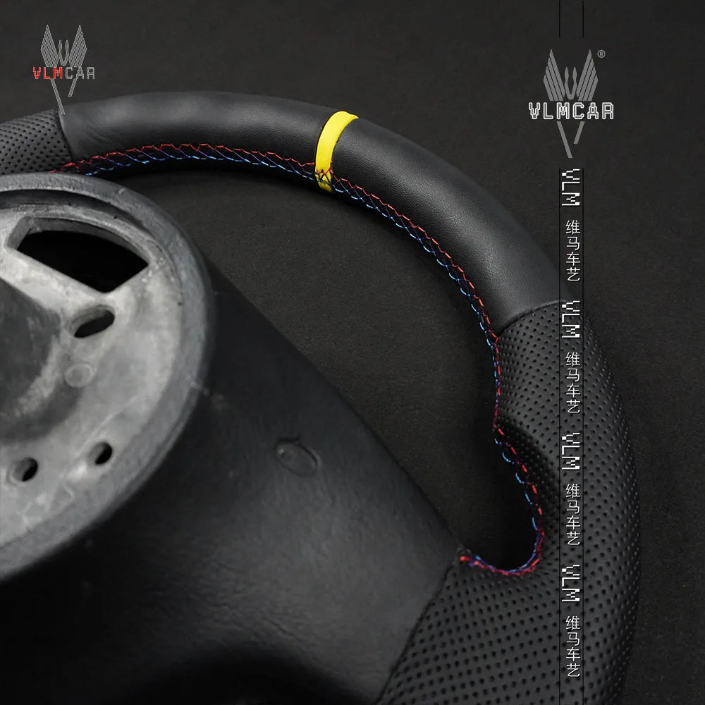 VLMCAR Carbon Fiber Steering Wheel Compatible For BMW E46 M3 Hand Made