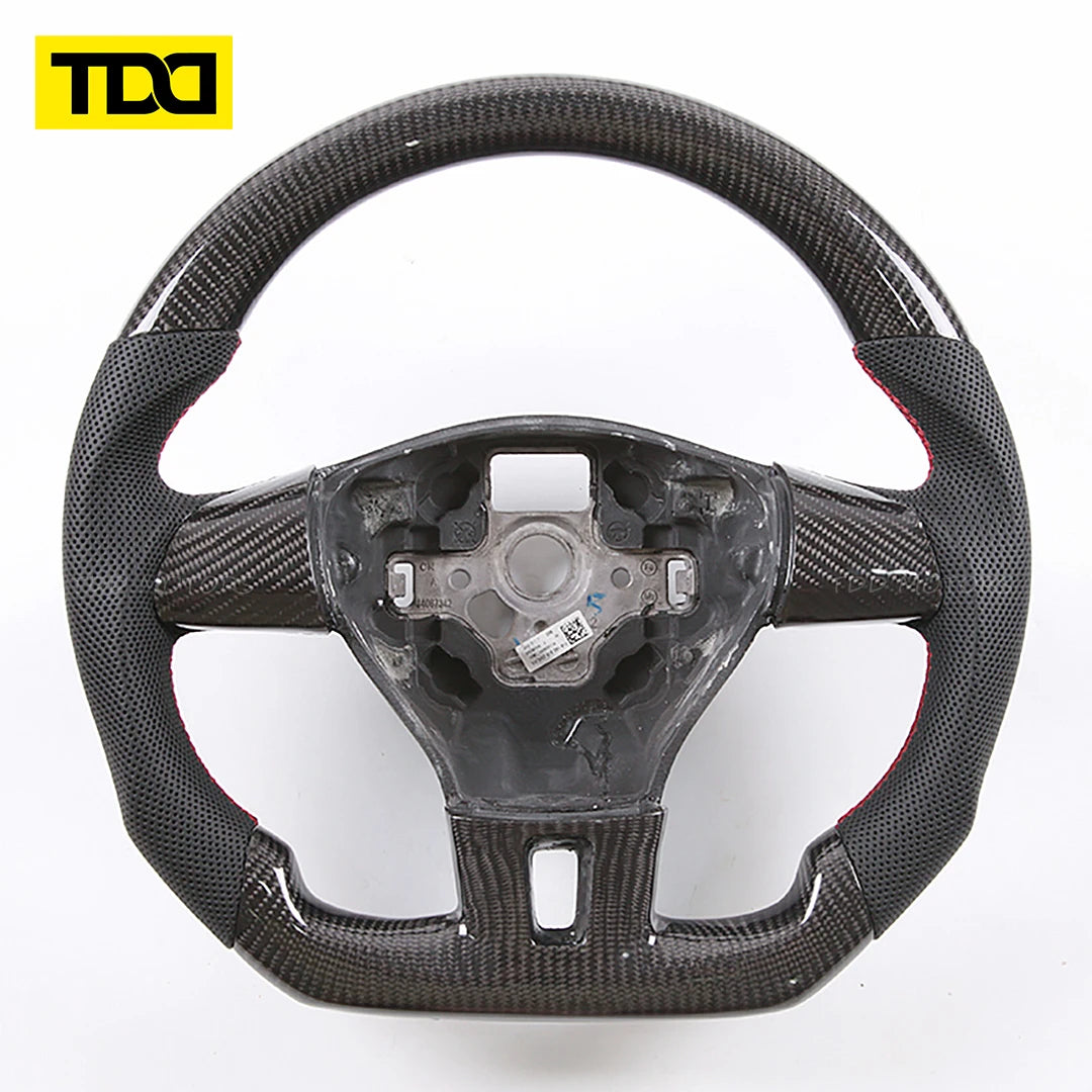 TDD carbon fiber steering wheel core for Volkswagen VW Golf 5 Mk5 GTI