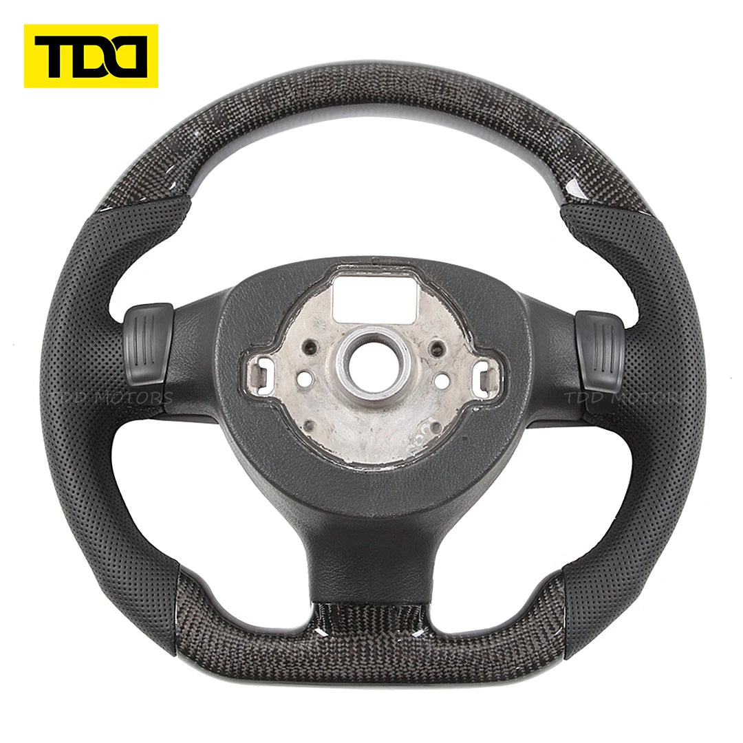 TDD carbon fiber steering wheel core for Volkswagen VW Golf 5 Mk5 GTI