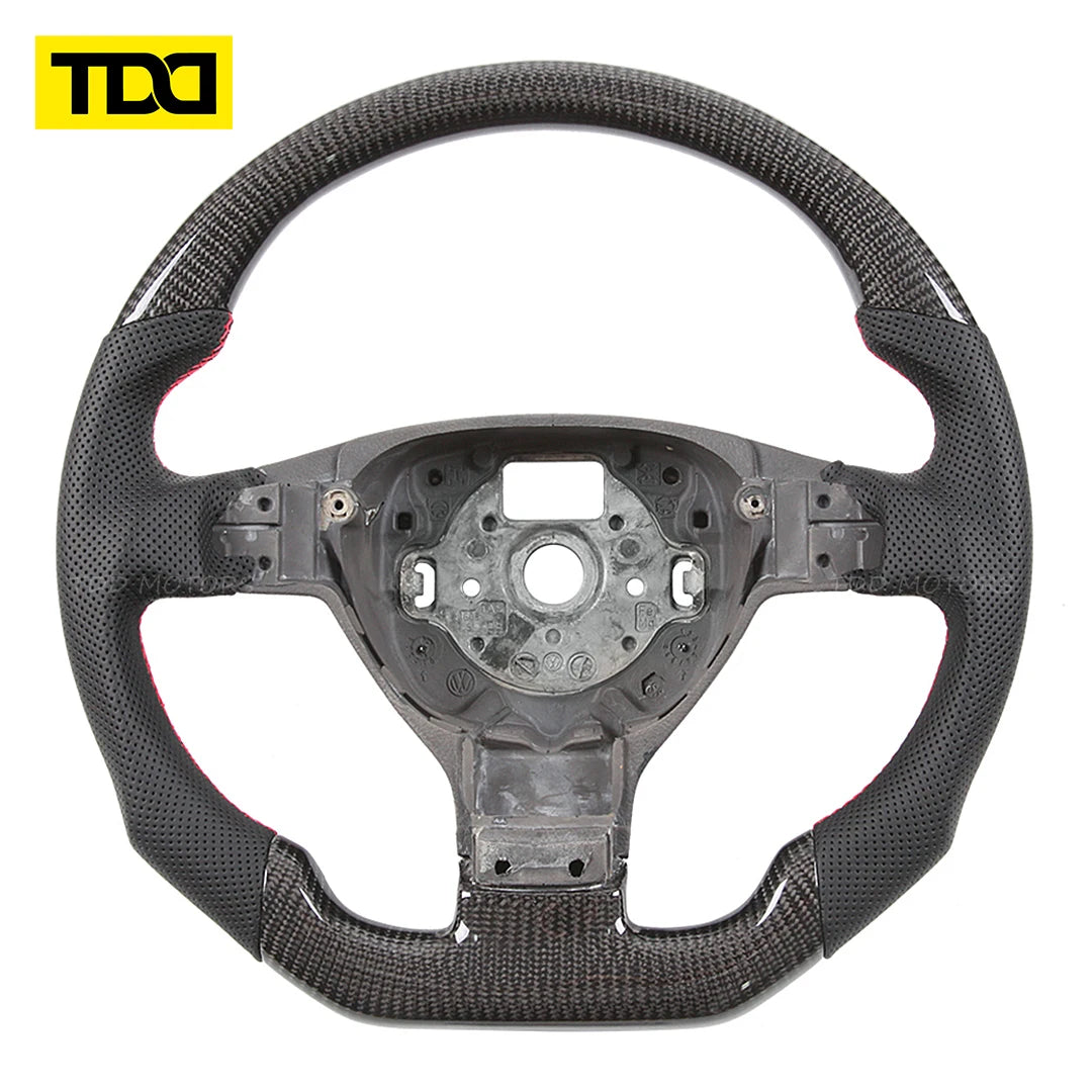 TDD carbon fiber steering wheel core for Volkswagen VW Golf 5 Mk5 GTI