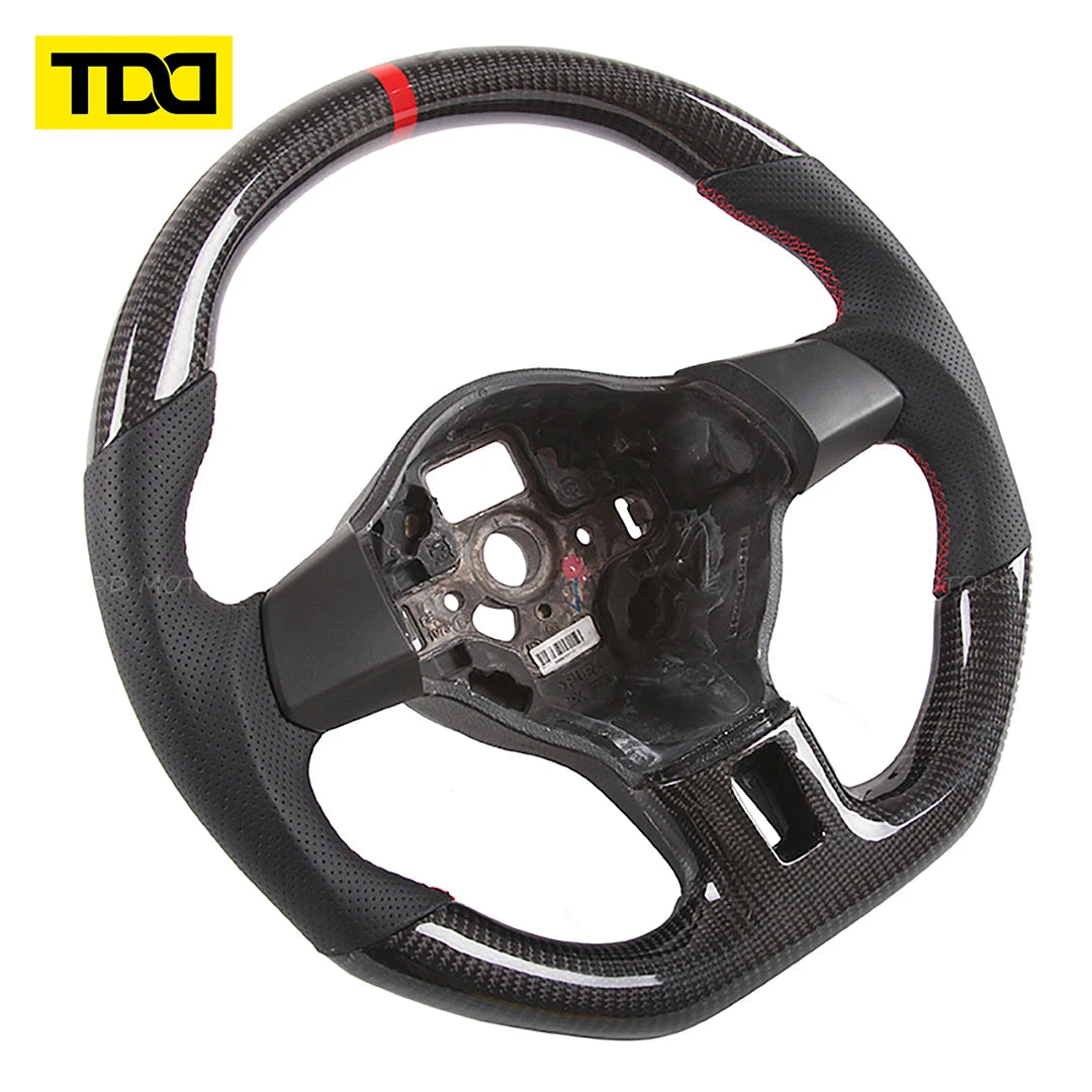 TDD carbon fiber steering wheel core for Volkswagen VW Golf 5 Mk5 GTI