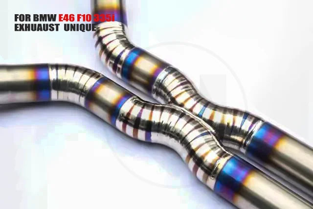 UNIQUE Titanium Exhaust System Performance Catback For BMW E46 F10 F30