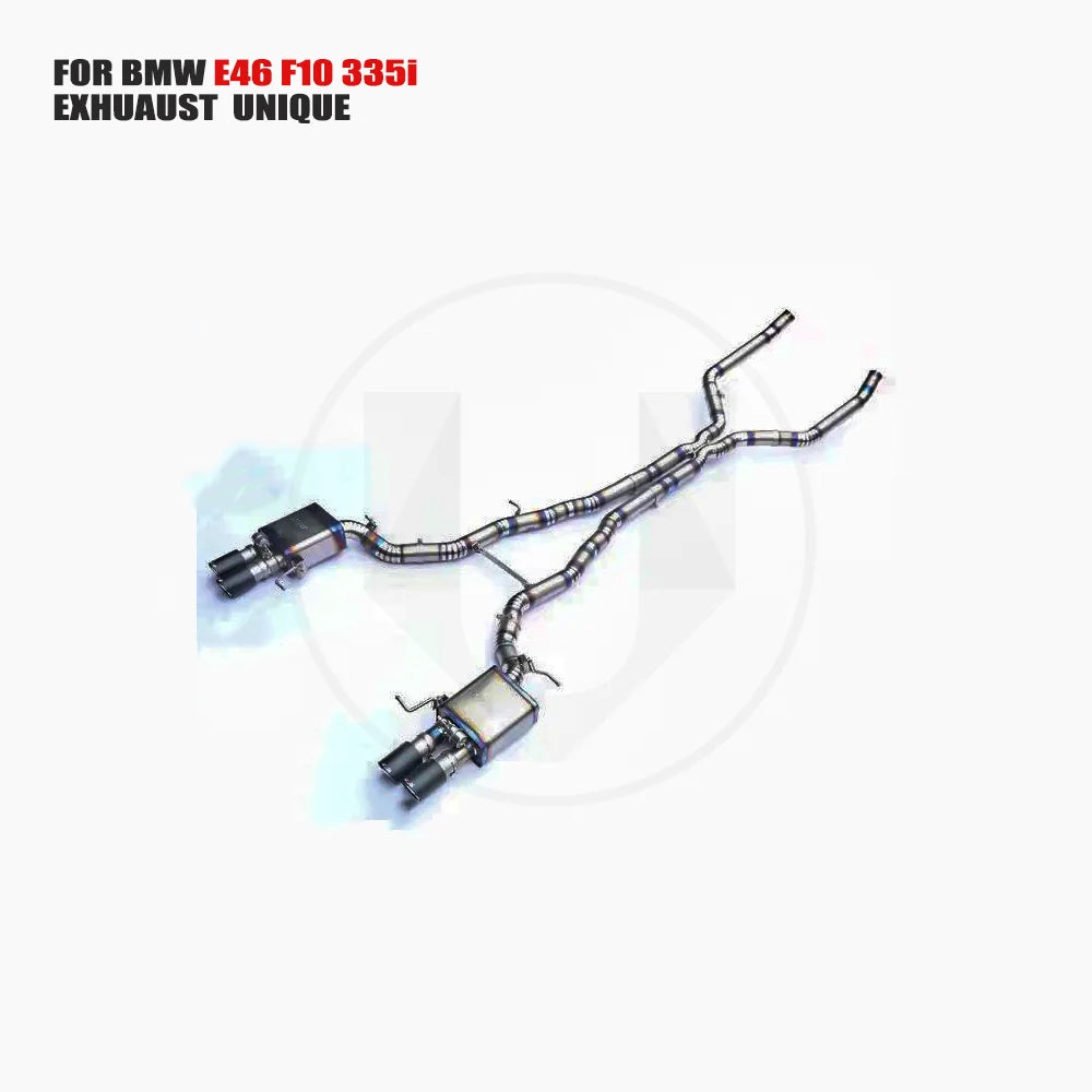 UNIQUE Titanium Exhaust System Performance Catback For BMW E46 F10 F30