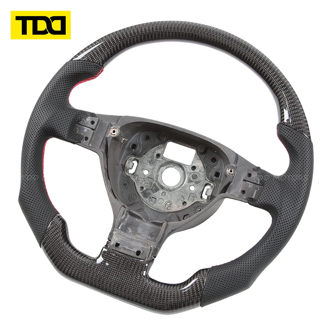 TDD carbon fiber steering wheel core for Volkswagen VW Golf 5 Mk5 GTI