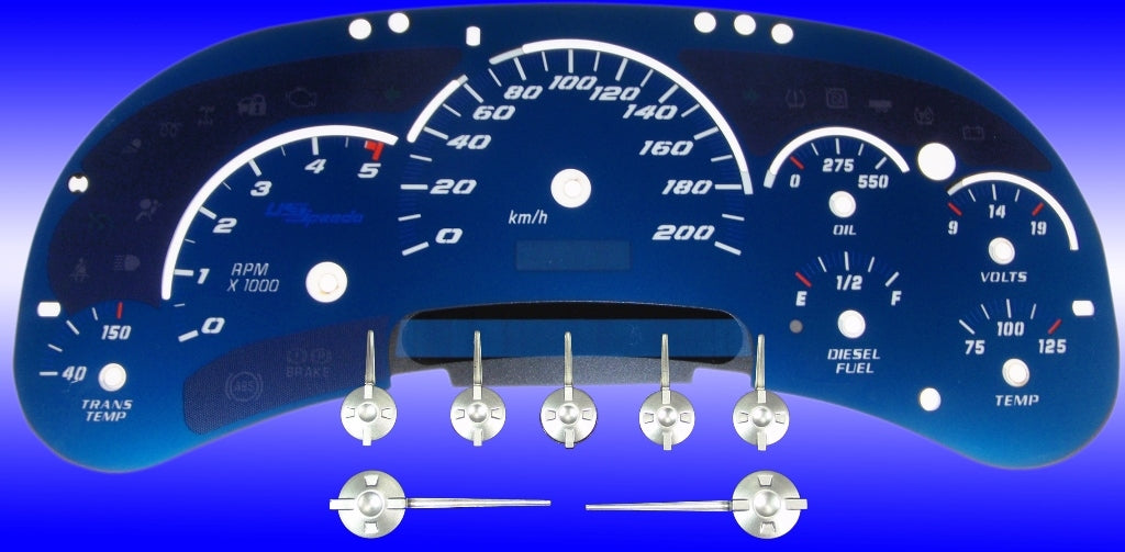 US Speedo Custom Gauge Face