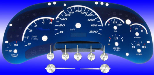 US Speedo Custom Gauge Face