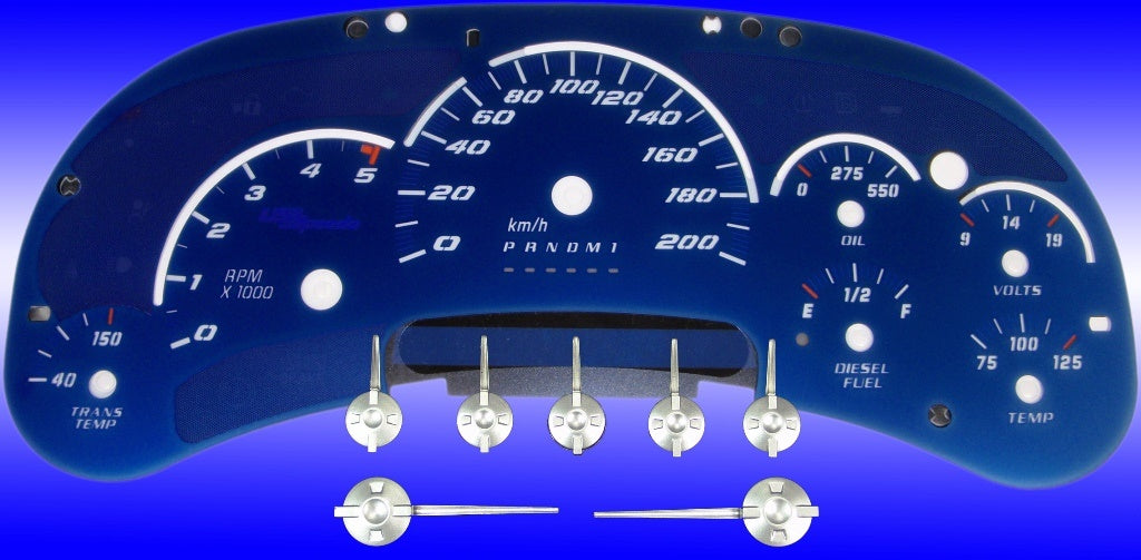 US Speedo Custom Gauge Face