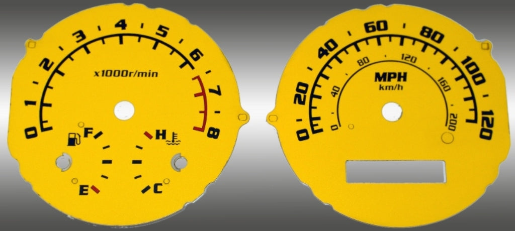 US Speedo Custom Gauge Face