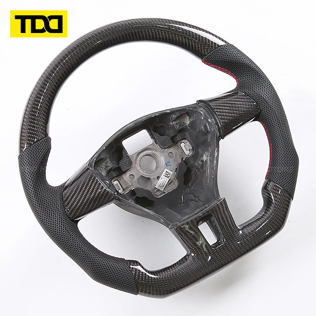 TDD carbon fiber steering wheel core for Volkswagen VW Golf 5 Mk5 GTI