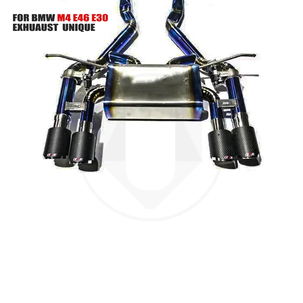 UNIQUE Titanium Exhaust System Performance Catback For BMW M4 E46 E30